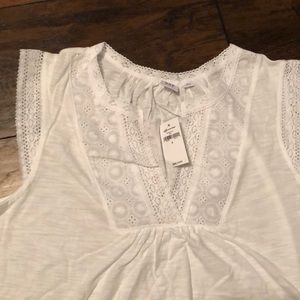 Gap Sleeveless White Tank
